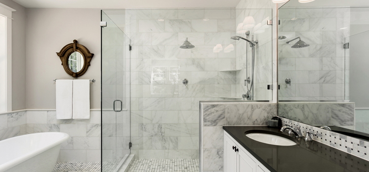 bathroom shower door installation in Palm Bay